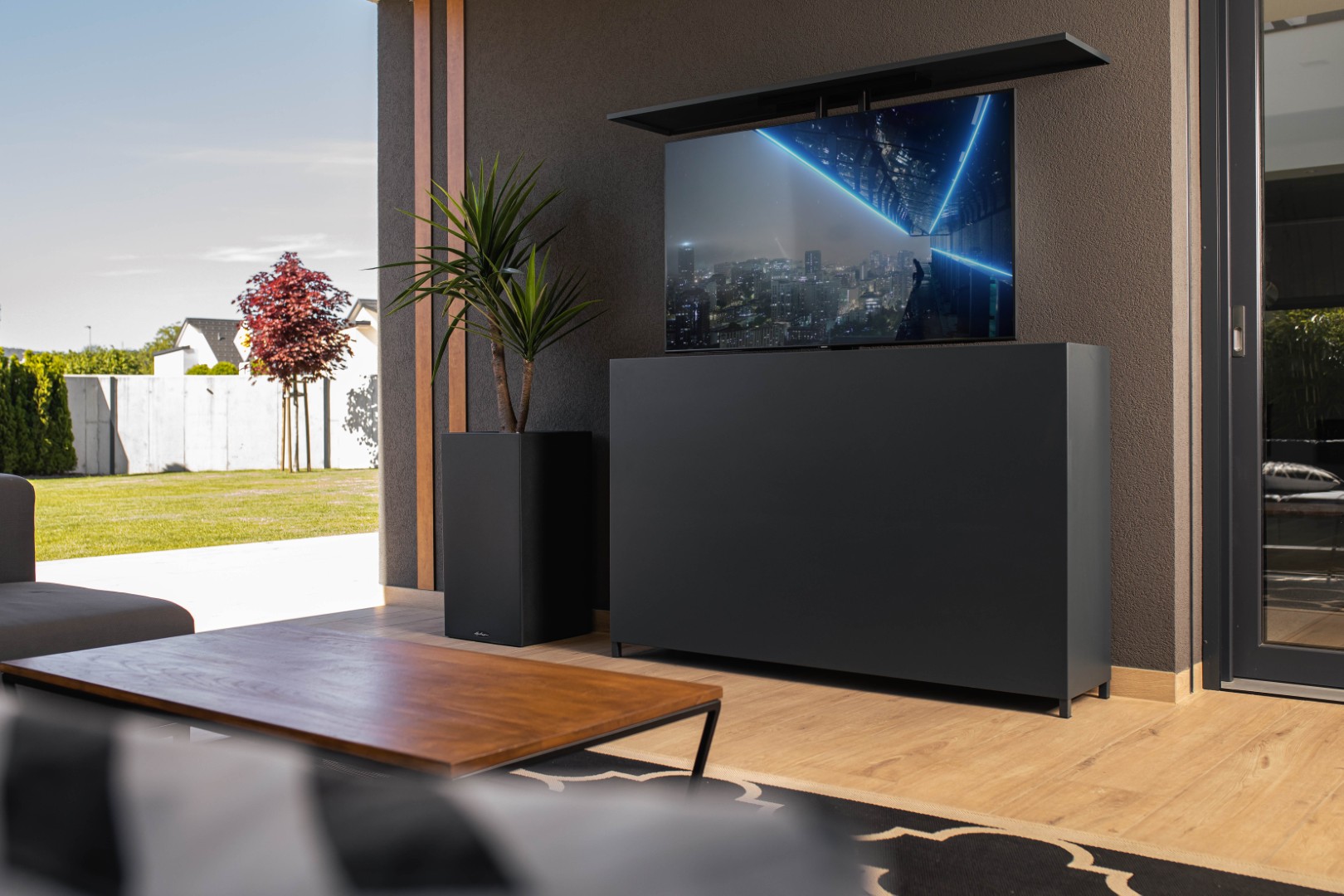 Outdoor TV-Schrank - Aluminiumblech