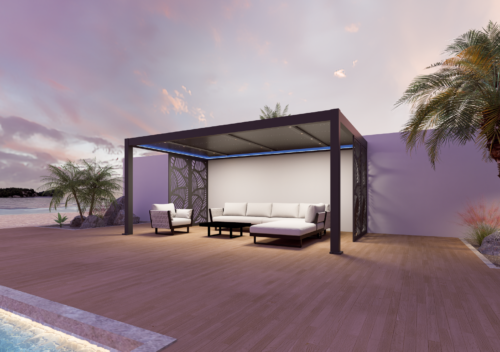 Bioklimatska pergola - Bellano Hard top F1